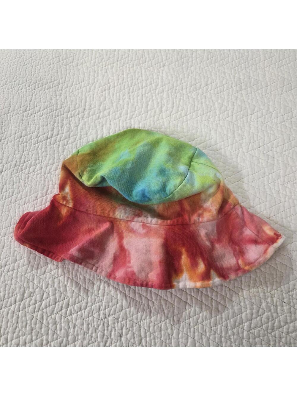 Tie-Dye Cotton Bucket Hat Multicolor‎ Made in USA
